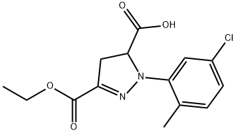 1264041-75-9 1-(5-chloro-2-methylphenyl)-3-(ethoxycarbonyl)-4,5-dihydro-1H-pyrazole-5-carboxylic acid