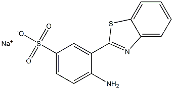 sodium 4-amino-3-(1,3-benzothiazol-2-yl)benzene-1-sulfonate Structure