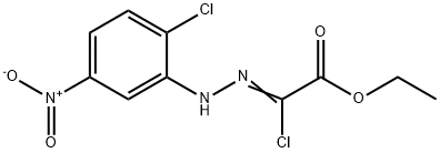 ethyl (2Z)-2-chloro-2-[2-(2-chloro-5-nitrophenyl)hydrazin-1-ylidene]acetate Structure