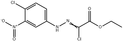 ethyl (2Z)-2-chloro-2-[2-(4-chloro-3-nitrophenyl)hydrazin-1-ylidene]acetate, 1264089-45-3, 结构式