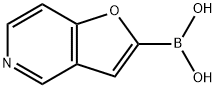 furo[3,2-c]pyridin-2-ylboronic acid 化学構造式