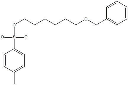 1-Hexanol, 6-(phenylmethoxy)-, 4-methylbenzenesulfonate 化学構造式