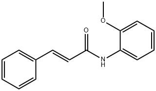 (E)-N-(2-methoxyphenyl)-3-phenylprop-2-enamide Struktur