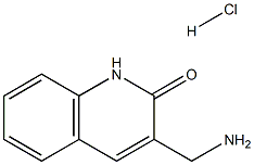 3-(氨基甲基)-1,2-二氢喹啉-2-酮盐酸, 1266690-76-9, 结构式