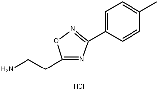 {2-[3-(4-methylphenyl)-1,2,4-oxadiazol-5-yl]ethyl}amine hydrochloride Structure