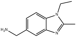 (1-ethyl-2-methyl-1H-benzo[d]imidazol-5-yl)methanamine Structure