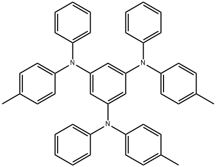 1,3,5-Benzenetriamine, N,N',N''-tris(4-methylphenyl)-N,N',N''-triphenyl-|1,3,5-BENZENETRIAMINE, N1,N3,N5-TRIS(4-METHYLPHENYL)-N1,N3,N5-TRIPHENYL-