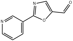 2-(ピリジン-3-イル)-1,3-オキサゾール-5-カルブアルデヒド 化学構造式