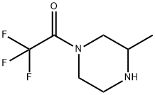 Ethanone, 2,2,2-trifluoro-1-(3-methyl-1-piperazinyl)- Structure