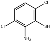 Benzenethiol, 2-amino-3,6-dichloro-,126764-58-7,结构式