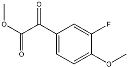 METHYL 2-(3-FLUORO-4-METHOXYPHENYL)-2-OXOACETATE|