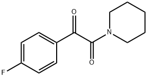 1-(4-氟苯基)-2-(1-哌啶)-1,2-乙二酮, 1268138-60-8, 结构式