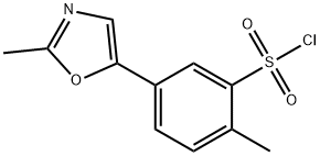 1268334-77-5 2-methyl-5-(2-methyl-1,3-oxazol-5-yl)benzenesulfonyl chloride