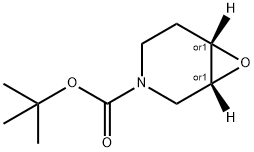 (3R,4S)-1-BOC-3,4-EPOXYPIPERIDINE Struktur