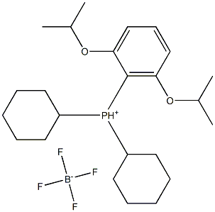 [2,6-二异丙氧基苯基]二环己基四氟硼酸磷, 1268824-70-9, 结构式