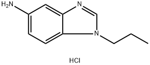 1-丙基-1H-苯并[D]咪唑-5-胺二盐酸盐, 1269039-56-6, 结构式