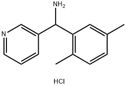 [(2,5-dimethylphenyl)(3-pyridinyl)methyl]amine dihydrochloride Structure