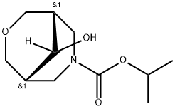 isopropyl(1R,5S,9s)-9-hydroxy-3-oxa-7-azabicyclo[3.3.1]nonane-7-carboxylate|