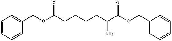 RS-2-Aminopimelic acid bis(phenylmethyl) ester Struktur