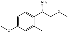 (1S)-2-METHOXY-1-(4-METHOXY-2-METHYLPHENYL)ETHYLAMINE Structure