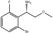 (1S)-1-(2-BROMO-6-FLUOROPHENYL)-2-METHOXYETHYLAMINE Struktur