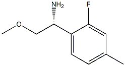 (1R)-1-(2-FLUORO-4-METHYLPHENYL)-2-METHOXYETHYLAMINE Struktur