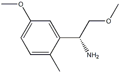 (1R)-2-METHOXY-1-(5-METHOXY-2-METHYLPHENYL)ETHYLAMINE Structure