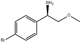 (1R)-1-(4-BROMOPHENYL)-2-METHOXYETHAN-1-AMINE Structure