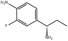 4-((1S)-1-AMINOPROPYL)-2-FLUOROPHENYLAMINE Structure