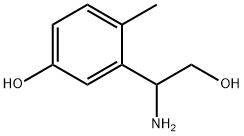 3-(1-AMINO-2-HYDROXYETHYL)-4-METHYLPHENOL Structure