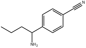 4-(1-AMINOBUTYL)BENZONITRILE Struktur
