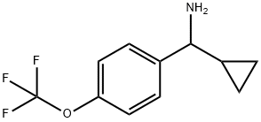 CYCLOPROPYL[4-(TRIFLUOROMETHOXY)PHENYL]METHANAMINE,1270397-33-5,结构式