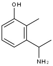 3-(1-AMINOETHYL)-2-METHYLPHENOL Structure