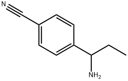 4-(1-AMINOPROPYL)BENZONITRILE Struktur