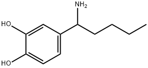 4-(1-AMINOPENTYL)BENZENE-1,2-DIOL Structure