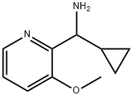 cyclopropyl(3-methoxypyridin-2-yl)methanamine Struktur