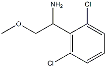 1-(2,6-DICHLOROPHENYL)-2-METHOXYETHAN-1-AMINE Struktur