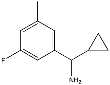 CYCLOPROPYL(3-FLUORO-5-METHYLPHENYL)METHANAMINE Struktur