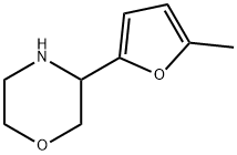 3-(5-Methyl-furan-2-yl)-morpholine Struktur