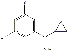 CYCLOPROPYL(3,5-DIBROMOPHENYL)METHANAMINE Struktur