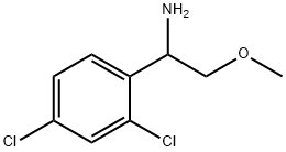 1-(2,4-DICHLOROPHENYL)-2-METHOXYETHAN-1-AMINE Structure