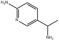 5-(1-Amino-ethyl)-pyridin-2-ylamine Struktur