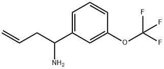 1-[3-(TRIFLUOROMETHOXY)PHENYL]BUT-3-ENYLAMINE Struktur