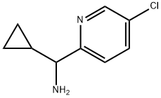 (5-chloropyridin-2-yl)(cyclopropyl)methanamine,1270575-83-1,结构式