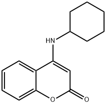 4-(cyclohexylamino)chromen-2-one 结构式