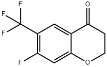 7-FLUORO-6-(TRIFLUOROMETHYL)CHROMAN-4-ONE Structure