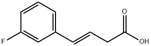 (E)-4-(3-FLUOROPHENYL)BUT-3-ENOIC ACID 结构式