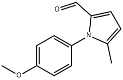 1-(4-甲氧基苯基)-5-甲基-1H-吡咯-2-甲醛,127717-75-3,结构式