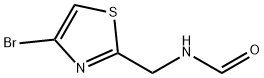 N-[(4-Bromo-2-thiazolyl)methyl]formamide Struktur
