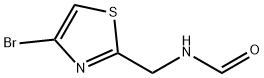 N - [(4-溴-2-噻唑基)甲基]甲酰胺, 1279721-67-3, 结构式